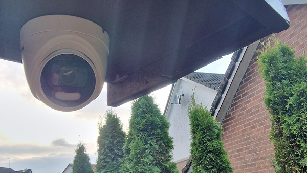 Libertas Systems CCTV camera installation on home roof